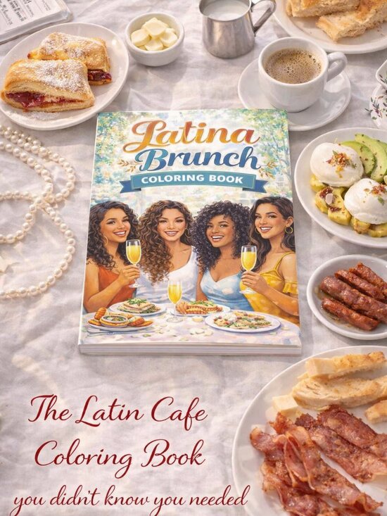 Other - Latina Brunch Coloring Book for Adults and Teens